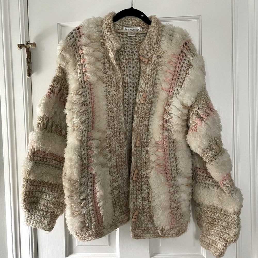 Vintage Chunky Knit Cardigan